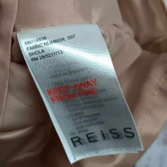 REISS “SHOLA” DRESS, CAMEL. SOLD OUT!! SIZE 4 WORN BY PRINCESS OF WALES - Picture 9 of 9